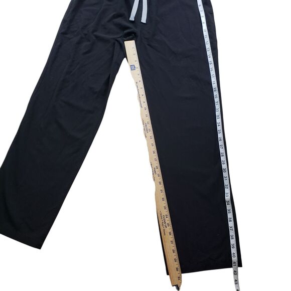 Figs Pisco Scub Pants Mens Large Black Drawstring Stretch Technical Collection - Picture 7 of 9